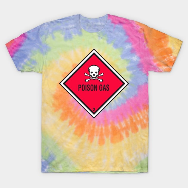 Danger gas leak announcement T-Shirt by LegnaArt